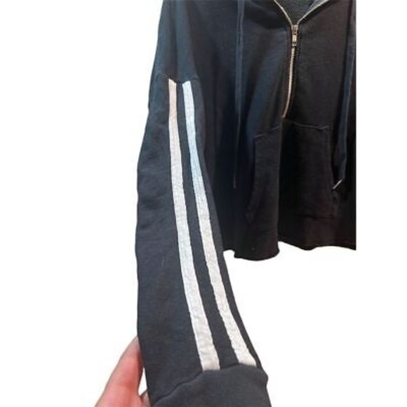 n:philanthropy Women's Black Hooded Sweatshirt Medium Casual Pullover - Picture 11 of 11